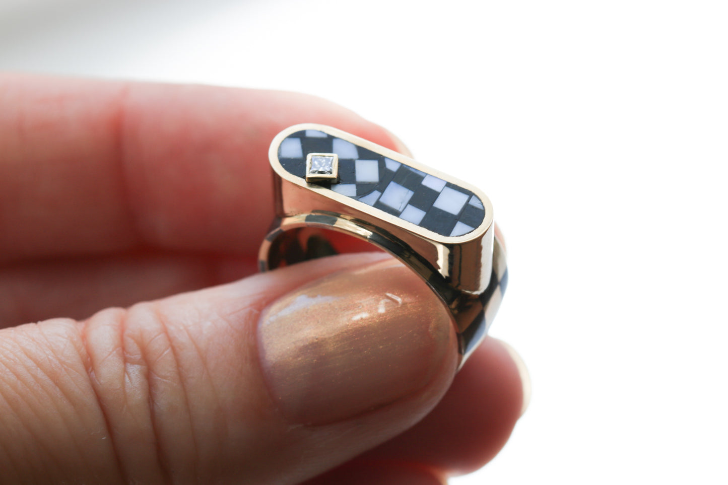 Checkerboard Cigar Band