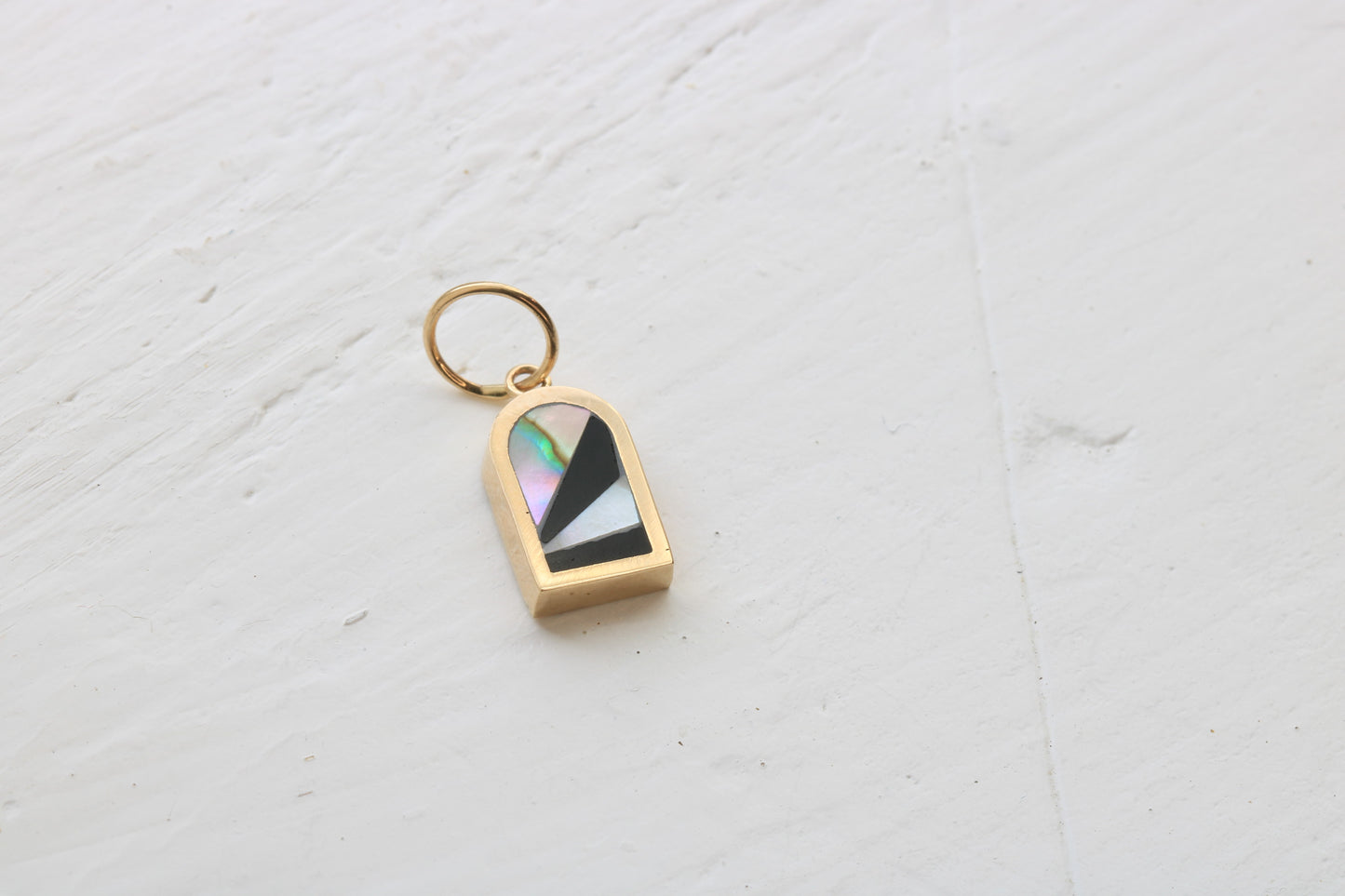Window Fan Charm Gold A&B MTO