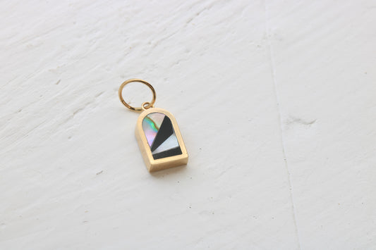 Window Fan Charm Gold A&B MTO