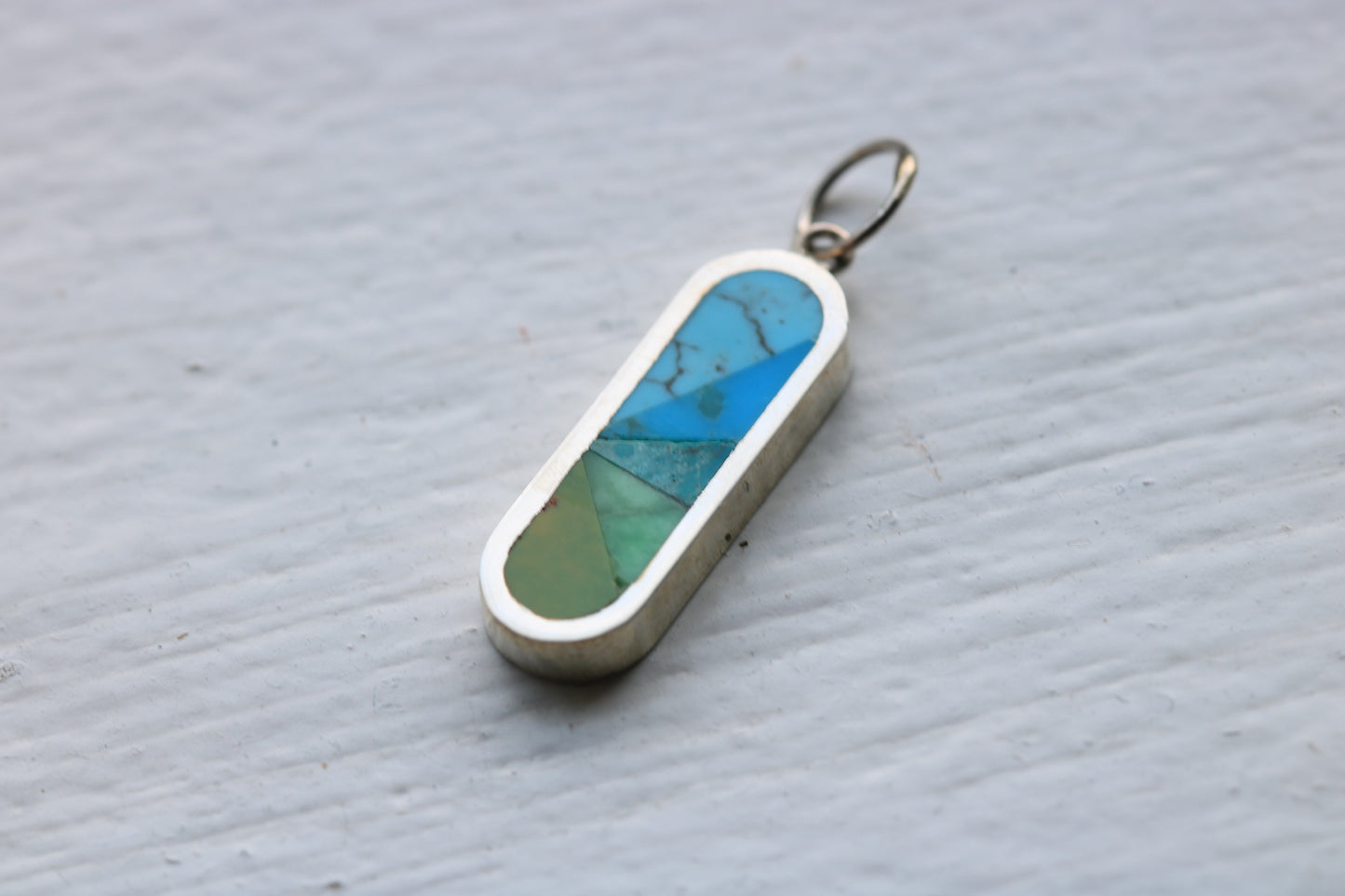 Ovale Charm Turquoise