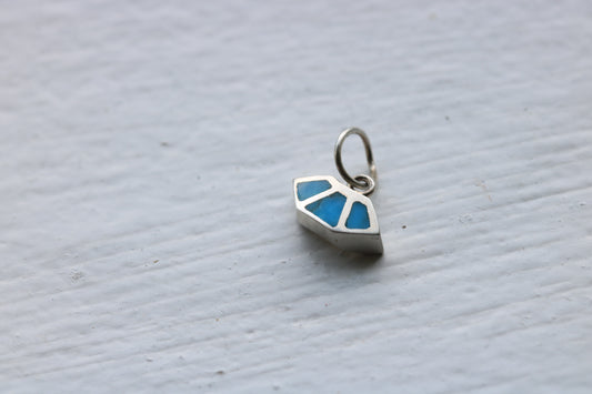 Fan Charm Turquoise