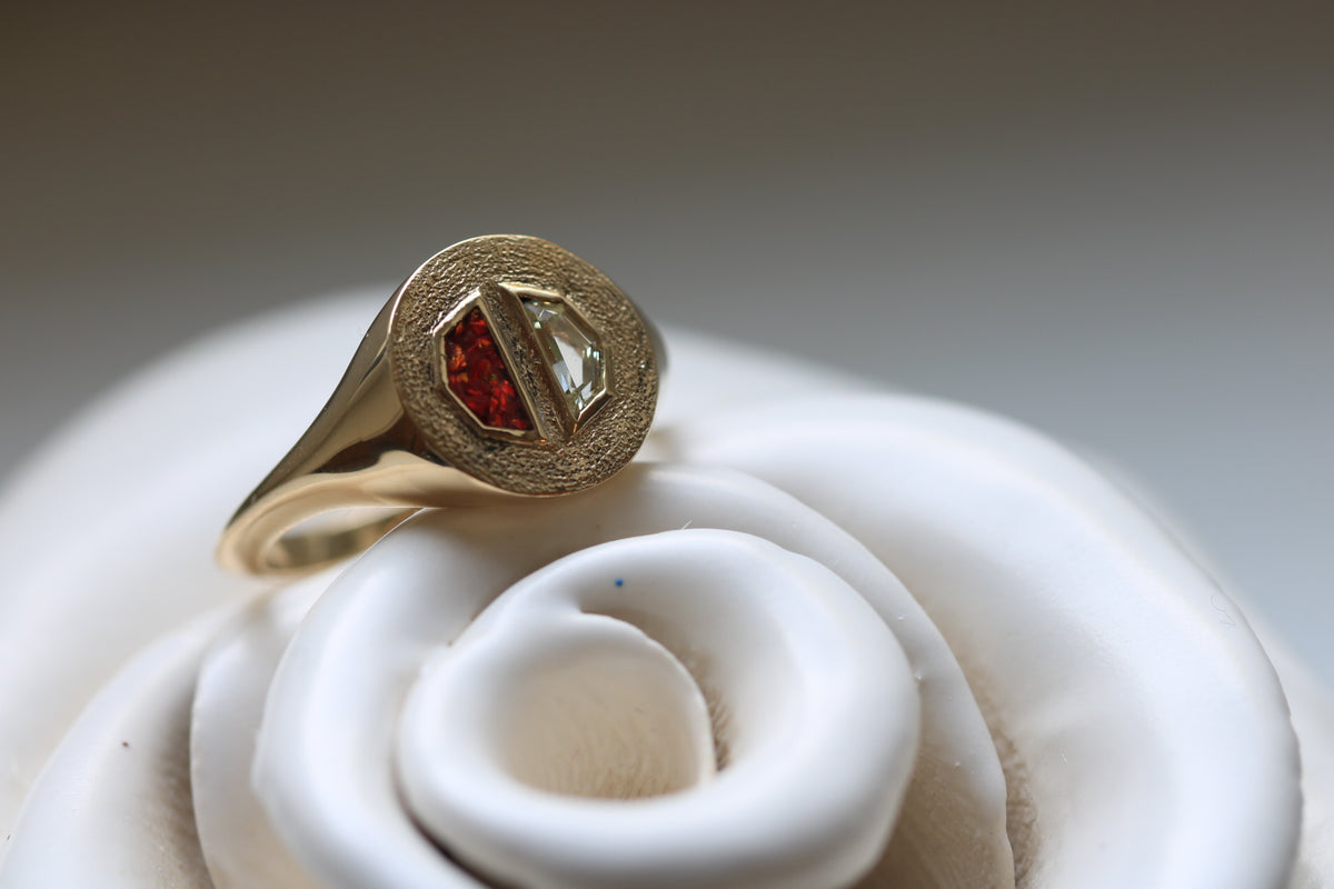 Fire Opal Duality Signet