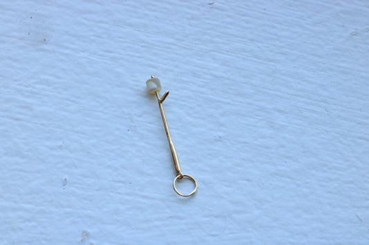 Marshmallow roast charm #1