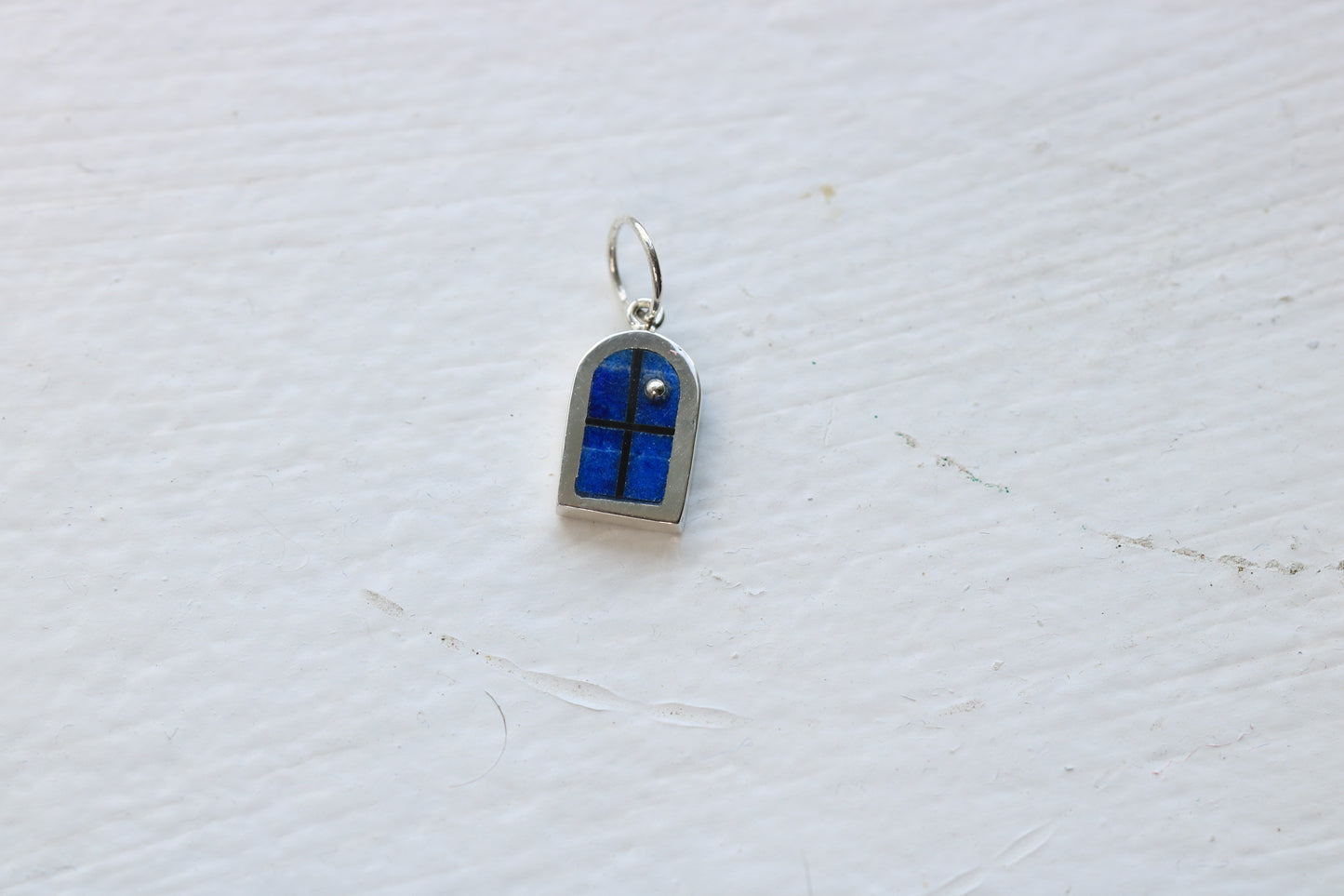 Window Charm Silver, Lapis Night MTO
