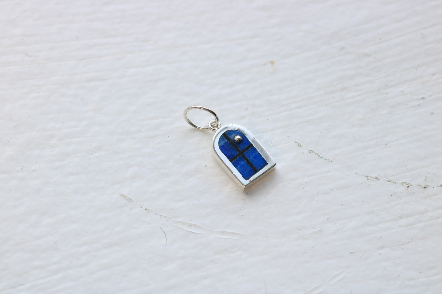Window Charm Silver, Lapis Night MTO