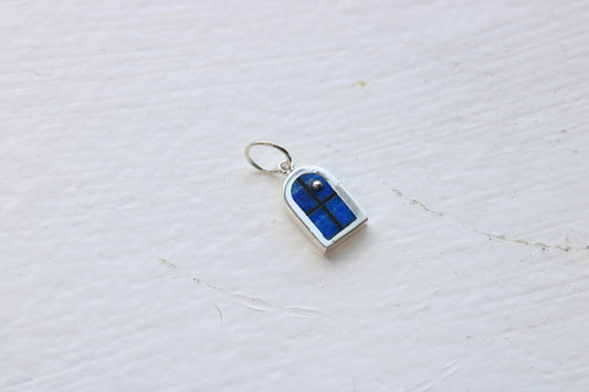 Window Charm Silver, Lapis Night MTO