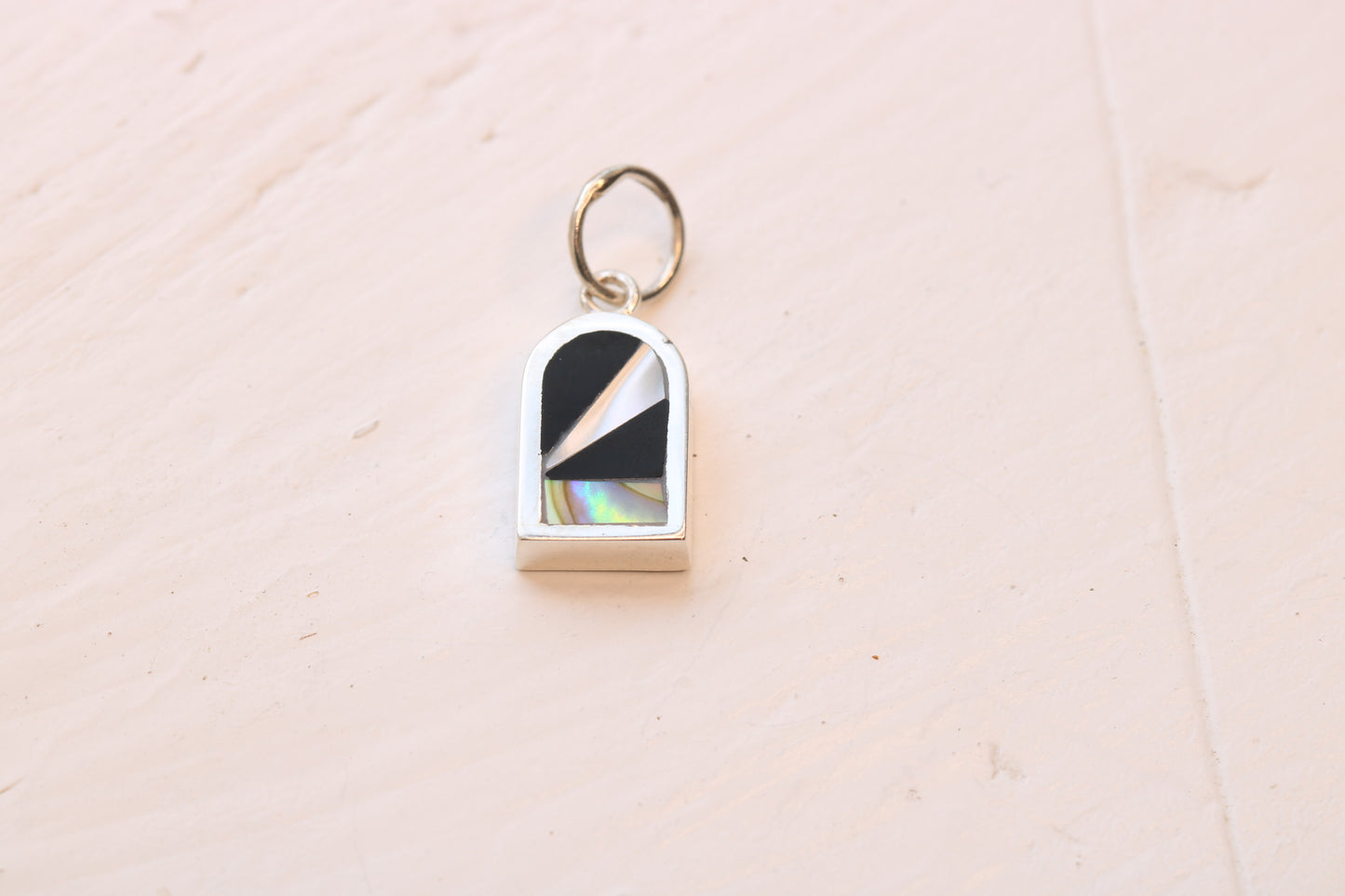 Window Fan Charm Silver A&B MTO