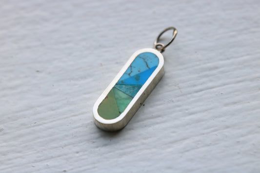 Ovale Charm Turquoise